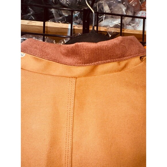 NWOT Carhartt Duck Traditional Brown Insulated Barn Jacket Chore Coat XXL Tall - Picture 16 of 16